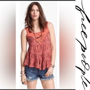 Free People Crochet tank top